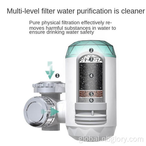 Purification Ceramics Tap Water Purifier 2023 Best Selling 2 in 1 Purification Ceramics Tap Water Purifier and Instant Hot Water Tap Electric Health Faucet for Kitchen Supplier